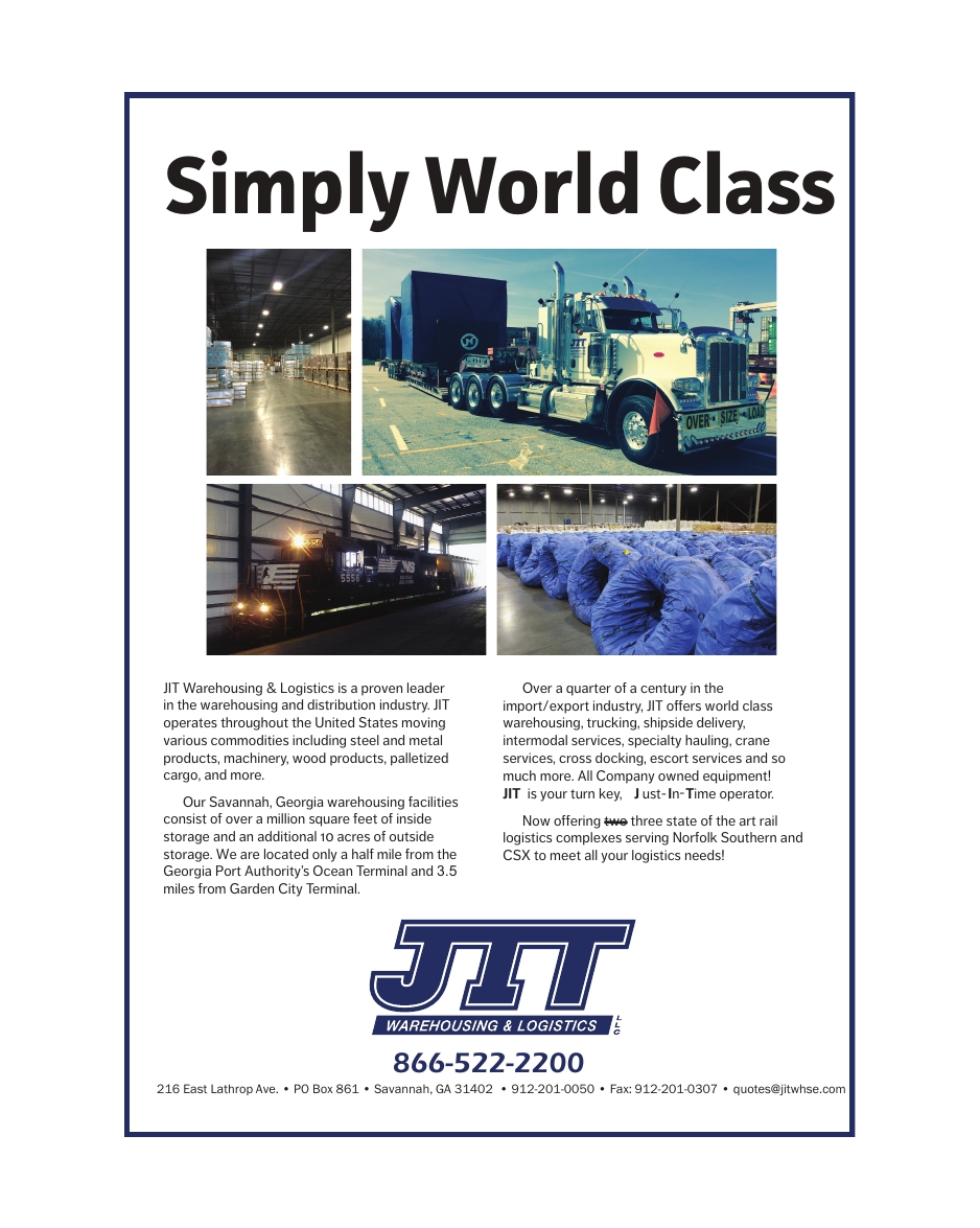 JIT Warehousing and Logistics - (912) 201-0050